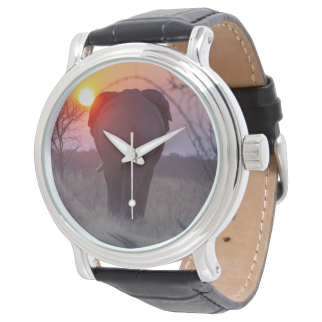 Montre éléphante (Incliné)