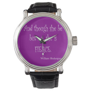Montre Elle soit peu qu'elle est citation féroce de