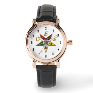 Montre Émail de blanc de la fausse pierre des femmes