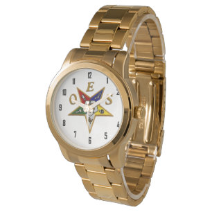 Montre Émail de blanc de la fausse pierre des femmes