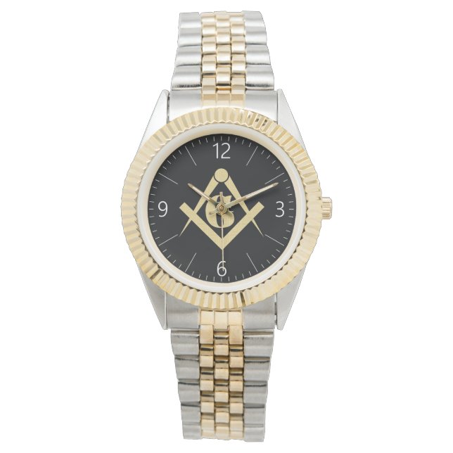 Montre emblème de la franc-maçonnerie (devant)