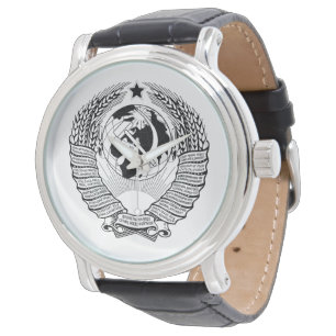 Montre Emblème noir original d'état de l'URSS