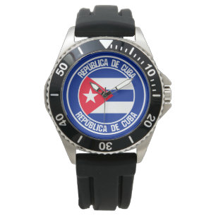 Montre Emblème rond de Cuba