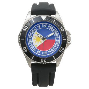Montre Emblème rond des Philippines