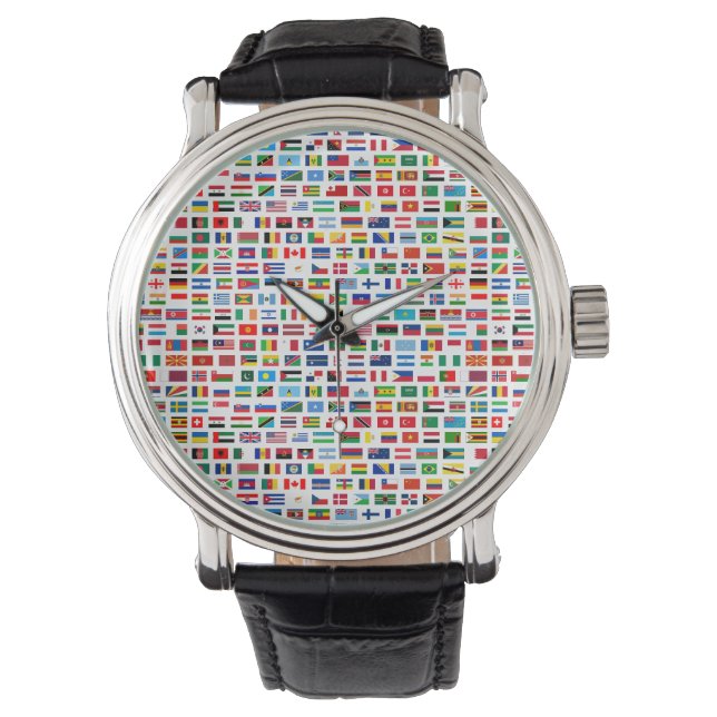 Montre emblèmes nationaux (devant)