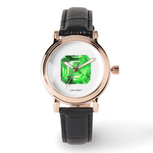 Montre Emerald, vert vif