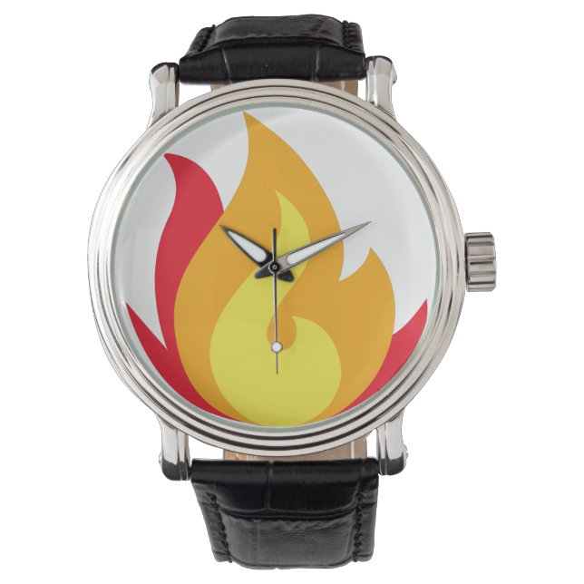 Montre Emoji du feu (devant)