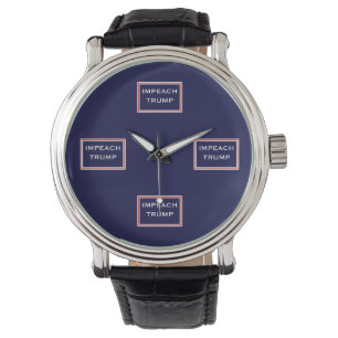 Montre Empêchez Trump rouge blanc bleu