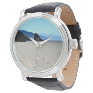 Montre Empreintes Dans La Veille De Sable