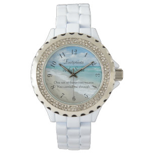 Montre Empreintes de pas dans le sable inspiré