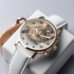 Montre Empreintes de pattes de chats image photo surveill