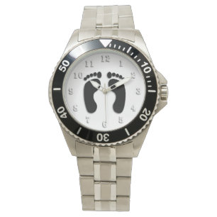 Montre Empreintes de pieds nus