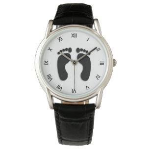 Montre Empreintes de pieds nus