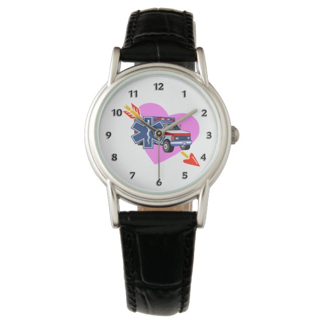 Montre EMS Coeur de soins (devant)