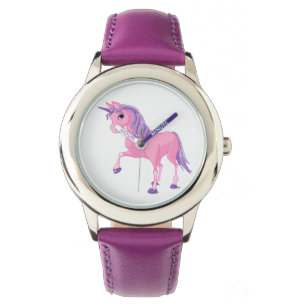 Montre en acier inoxydable avec bezel/Licorne