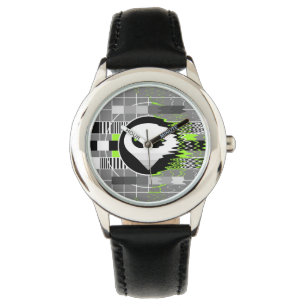 Montre en acier inoxydable pour enfant TV Alien