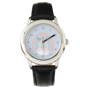 Montre en acier inoxydable Rainbow