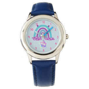 Montre en acier inoxydable Rainbow