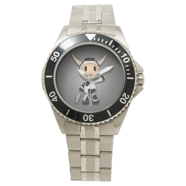 Montre en acier inoxydable Sherman (devant)