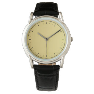 Montre en cuir pour hommes chic moderne classique 