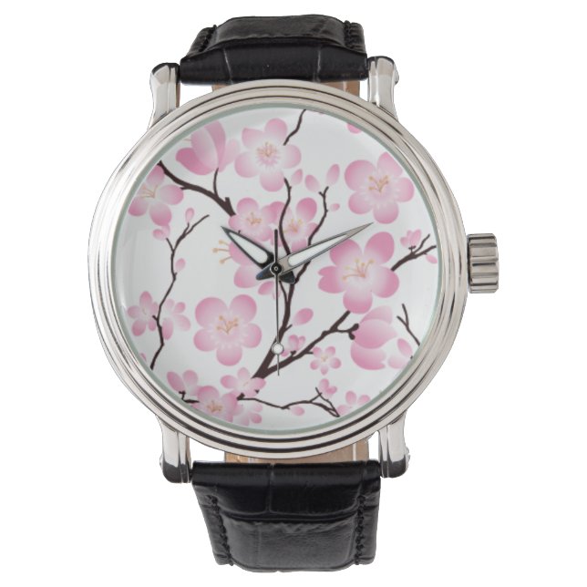 Montre en fleurs de cerisiers (devant)