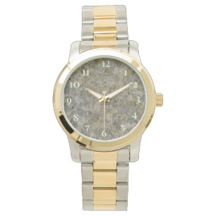 Montre en granit sablé