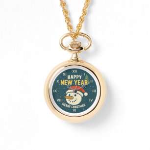 Montre en or pour cadeaux de Noël et Nouvel An