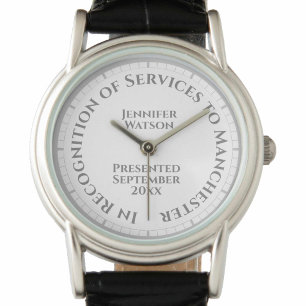 Montre En reconnaissance des services rendus à une survei