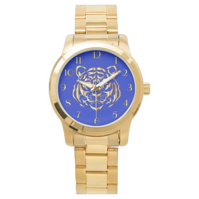 Montre en Tigre du visage doré (devant)