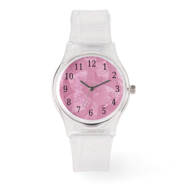 Montre en verre rose (Recto)