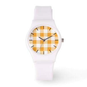 Montre en vichy motif