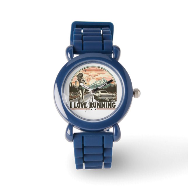 Montre Endorphin Rush : I Love Running (Recto)