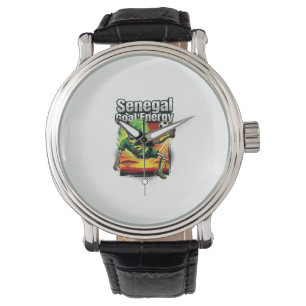 Montre Énergie de l'objectif Sénégal Squelette Attaquant