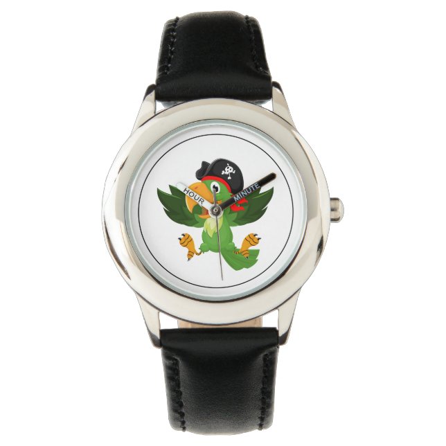 Montre Enfants Classic Montre-Pirate Parrot (devant)