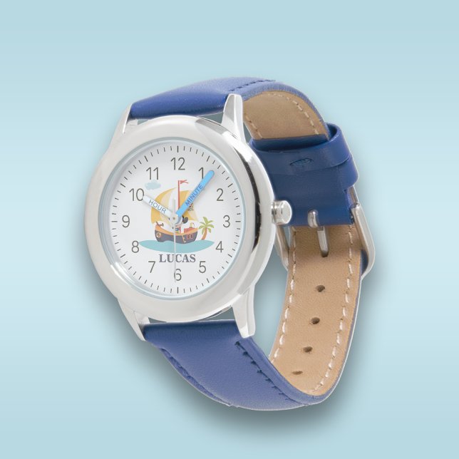 Montre Enfants mignonette Pirate personnalisée (Créateur téléchargé)