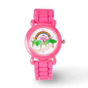 Montre Enfants Parties scintillant rose bracelet mignonne