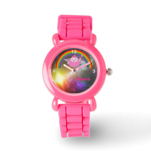 Montre Enfants Parties scintillant rose bracelet mignonne
