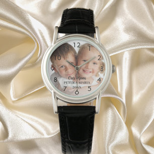 Montre Enfants personnalisés nom photo année maman