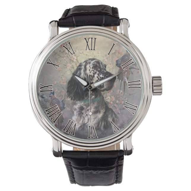 Montre English Setter (devant)