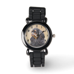 Montre English Toy Spaniel Peinture Animal Art original