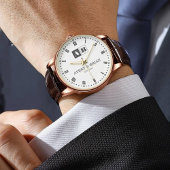 Montre Engraved Monogram Couples Minimalist Personalized