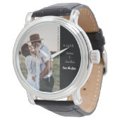 Montre Enregistrer la date Unique Moderne Funny Mariage P (Incliné)