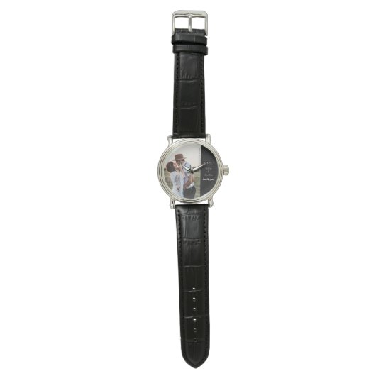 Montre Enregistrer la date Unique Moderne Funny Mariage P (Plat)