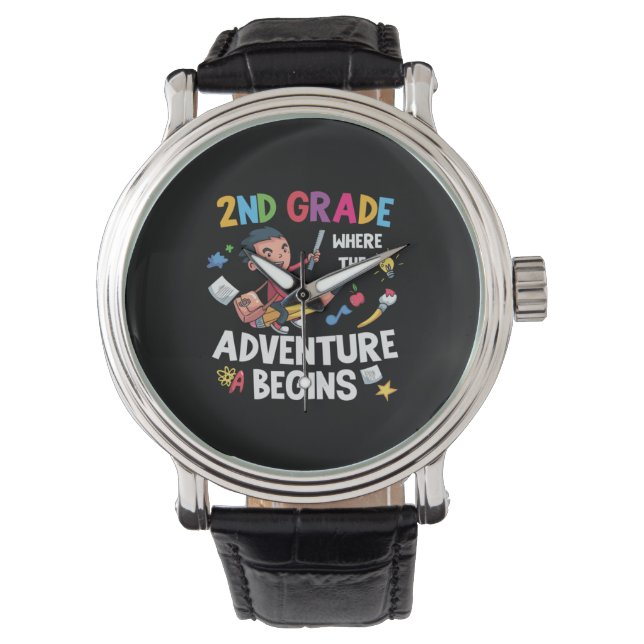 Montre Enseignant de 2e année 2e année Aventure commence (devant)