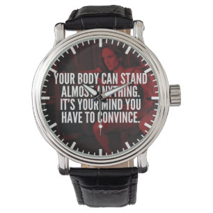 Montre Entraînement féminin Mots inspirants