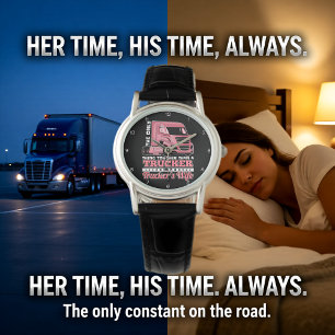 Montre Épouse de camionneur rose : la plus coriace