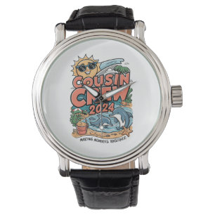 Montre Équipage de cousins 2024 Vacances d'été Famille de