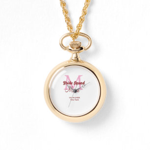 Montre Equipe de mariée ajouter nom monogramme demoiselle