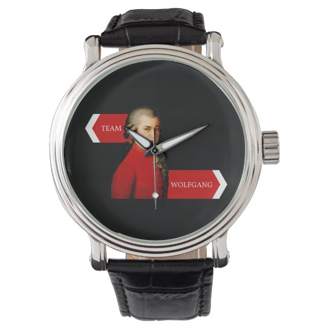 Montre Équipe Wolfgang. Wolfgang Amadeus Mozart fan (devant)