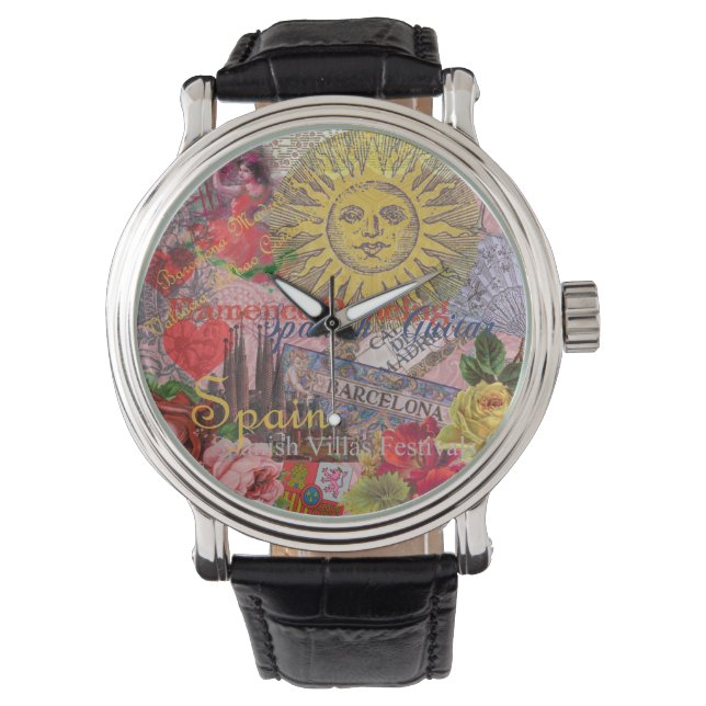 Montre Espagne Sunshine Espagnol Travel Art (devant)